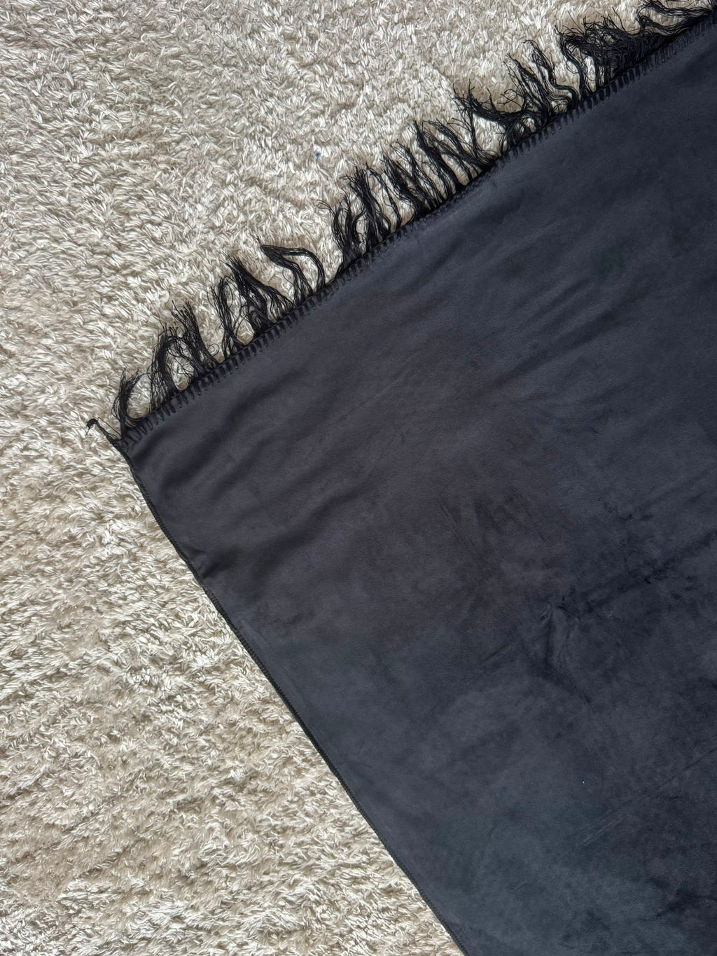 Prayer Mat with Name - Black Velvet Prayer Mat