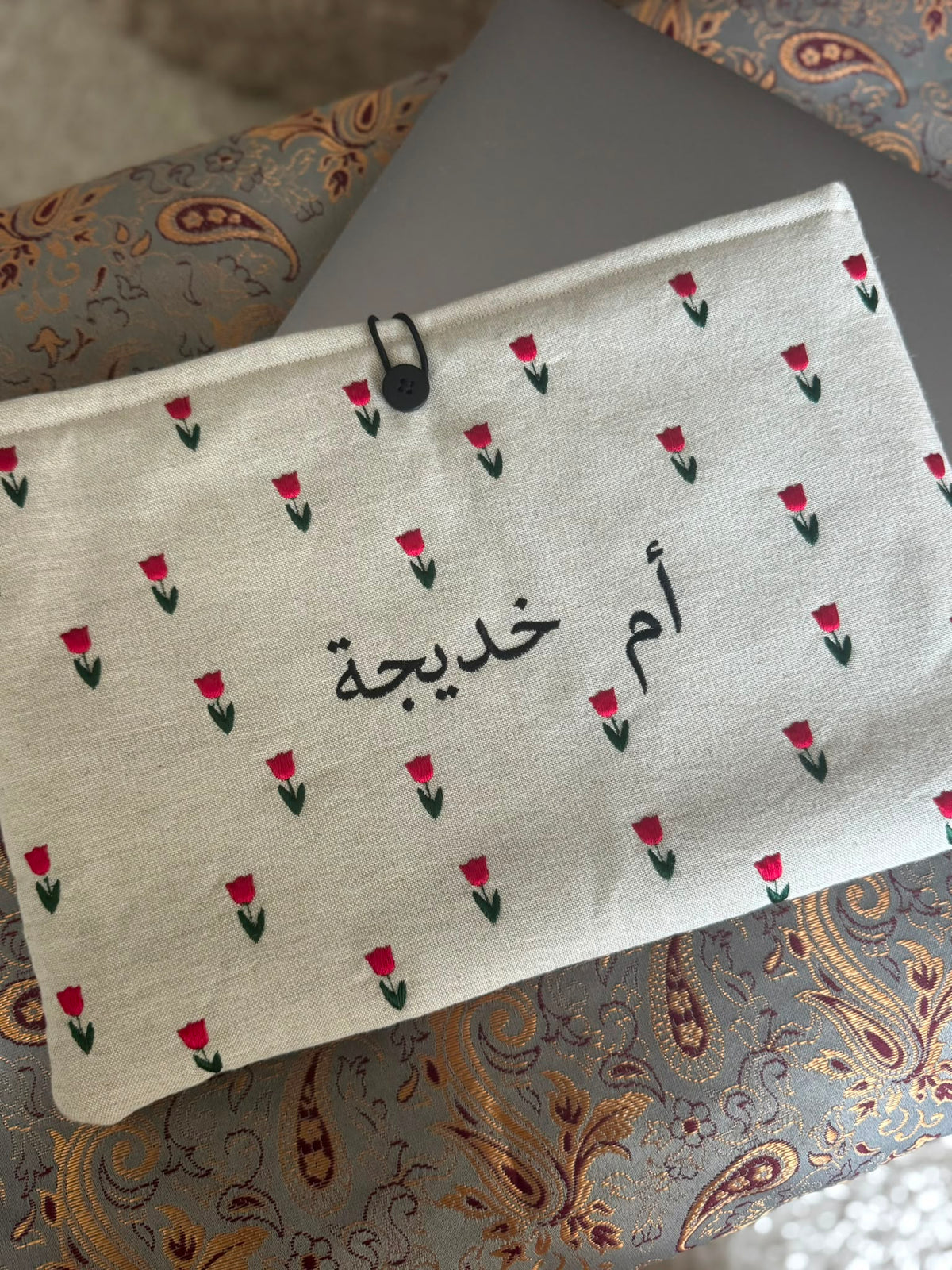Personalized Laptop Sleeve - Tulips